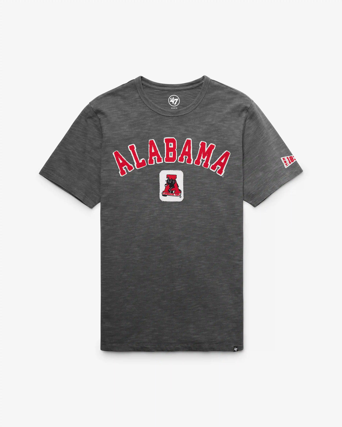 ALABAMA CRIMSON TIDE VINTAGE SEYMOORE WELL WORN '47 HEAVY SLUB TEE