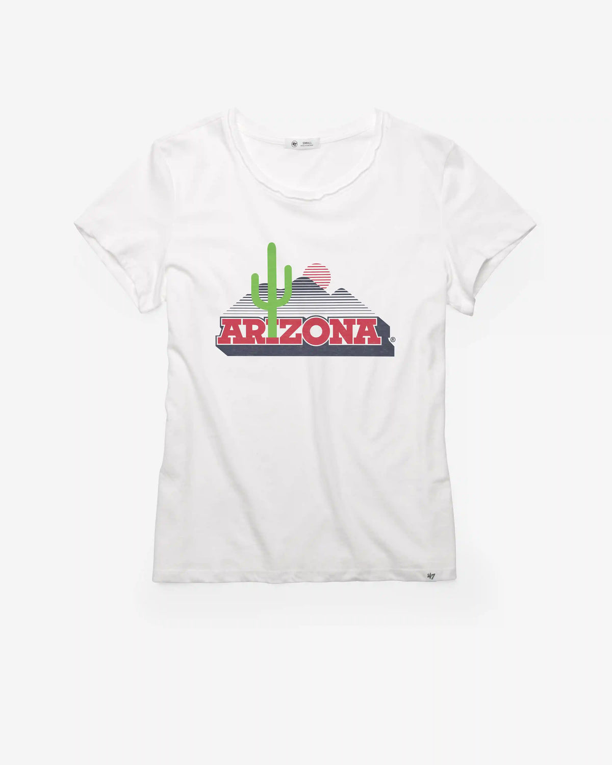 ARIZONA WILDCATS CACTUS VINTAGE PREMIER '47 FRANKIE TEE WOMENS