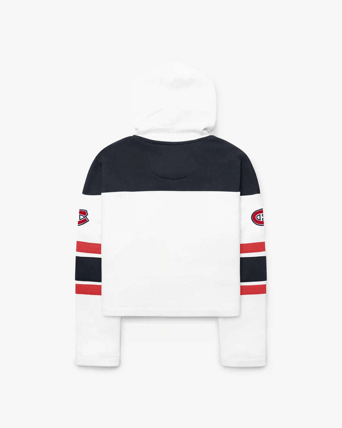 MONTREAL CANADIENS CUT THRU CROPPED '47 WOMEN'S SUPERIOR LACER HOOD