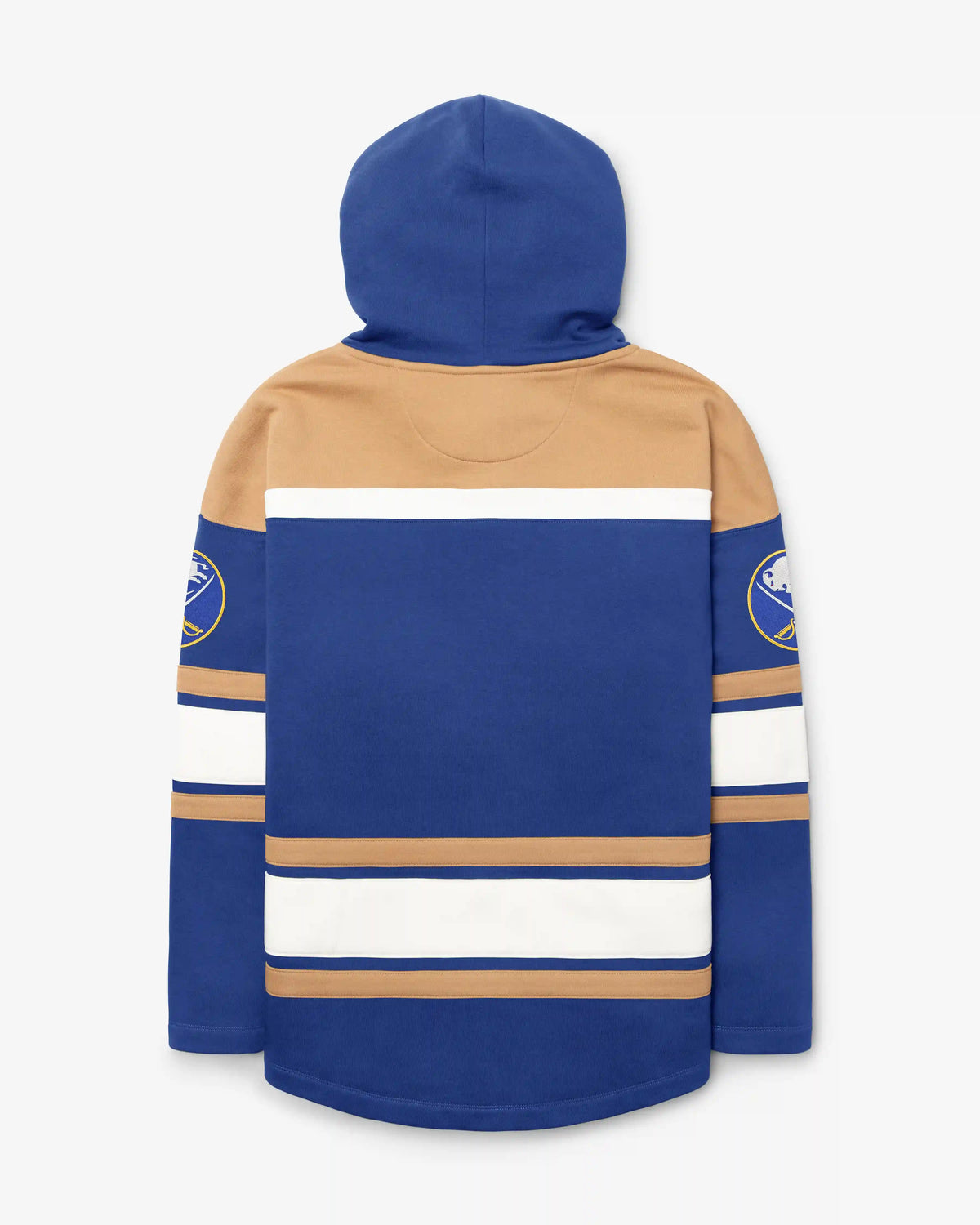 BUFFALO SABRES BLOCK SCRIPT SUPERIOR '47 LACER HOOD