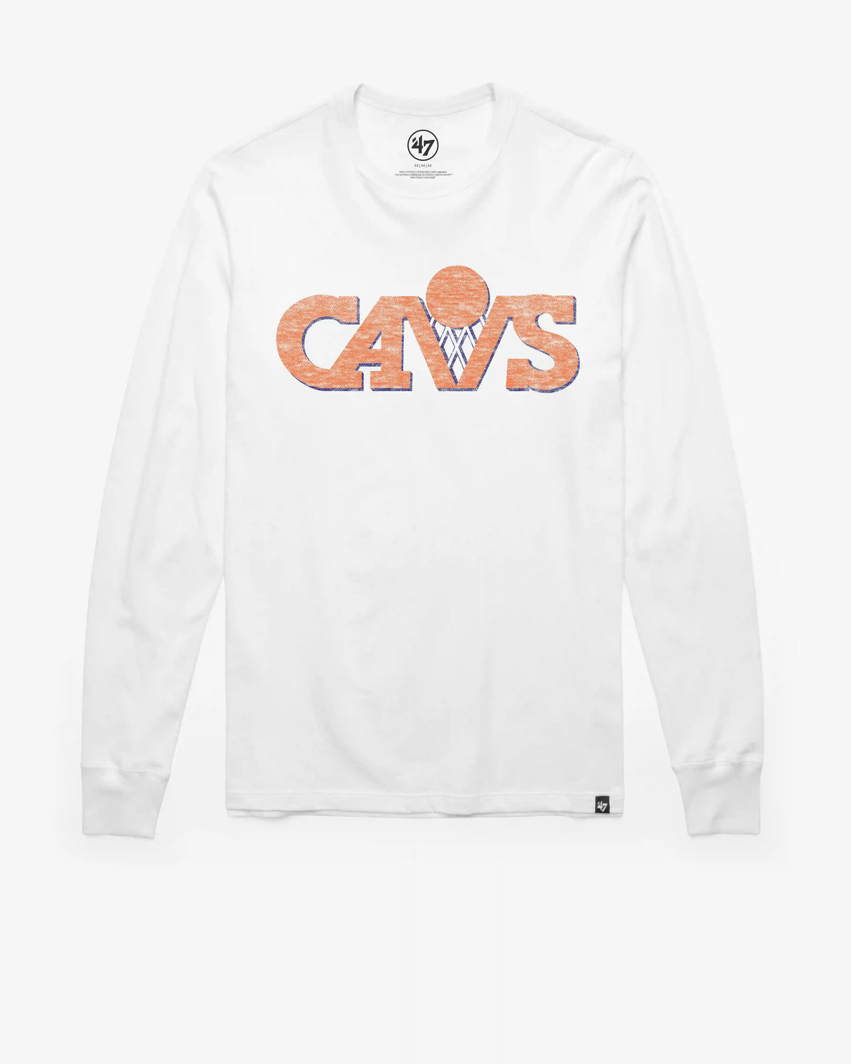 CLEVELAND CAVALIERS HARDWOOD CLASSICS PREMIER '47 FRANKLIN LONG SLEEVE TEE