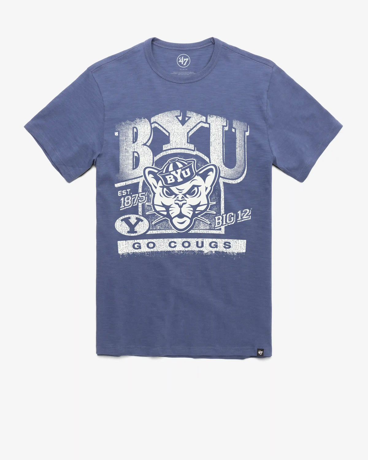 BRIGHAM YOUNG COUGARS BIG12 REGIONAL '47 SCRUM TEE