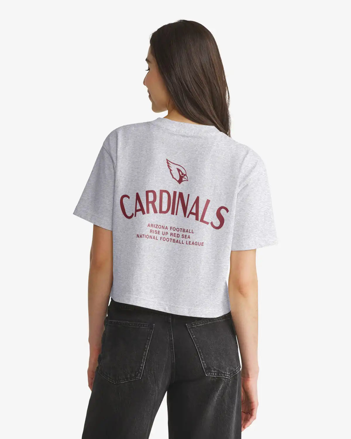 ARIZONA CARDINALS HADRIAN '47 FOUNDATION CROP TEE WOMENS