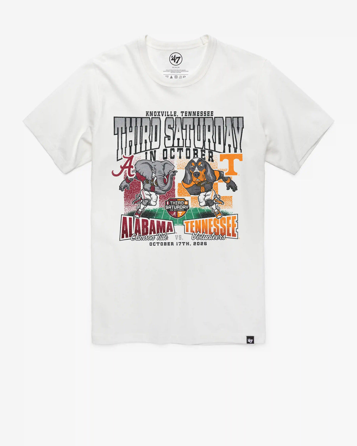 ALABAMA CRIMSON TIDE VS. TENNESSEE VOLUNTEERS THIRD SATURDAY REGIONAL '47 FRANKLIN TEE