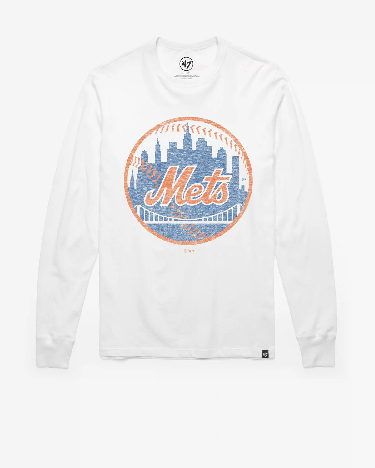 NEW YORK METS PREMIER '47 FRANKLIN LONG SLEEVE TEE
