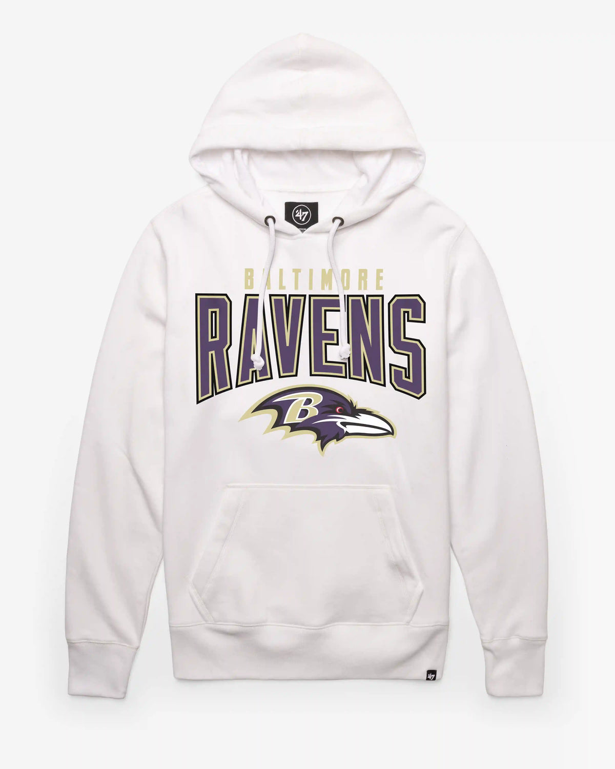 BALTIMORE RAVENS TEAM ELEMENTS ARCH '47 HEADLINE HOOD