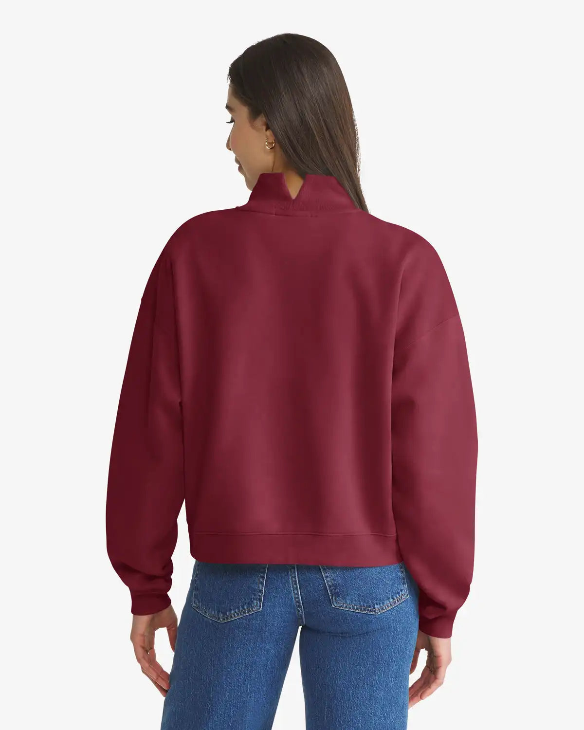 ARIZONA CARDINALS VANTAGE '47 WOMEN'S MOCK NECK PULLOVER