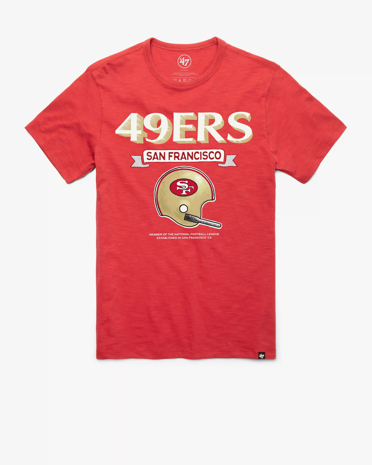SAN FRANCISCO 49ERS HISTORIC LONG HAUL '47 SCRUM TEE
