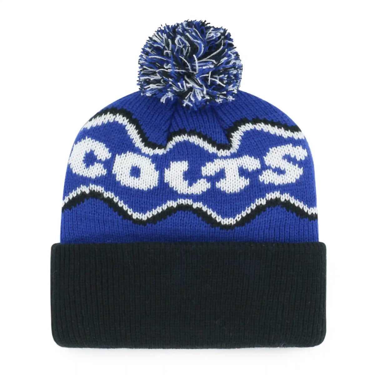 INDIANAPOLIS COLTS SQUIGGLE SCRIPT '47 KID'S CUFF KNIT