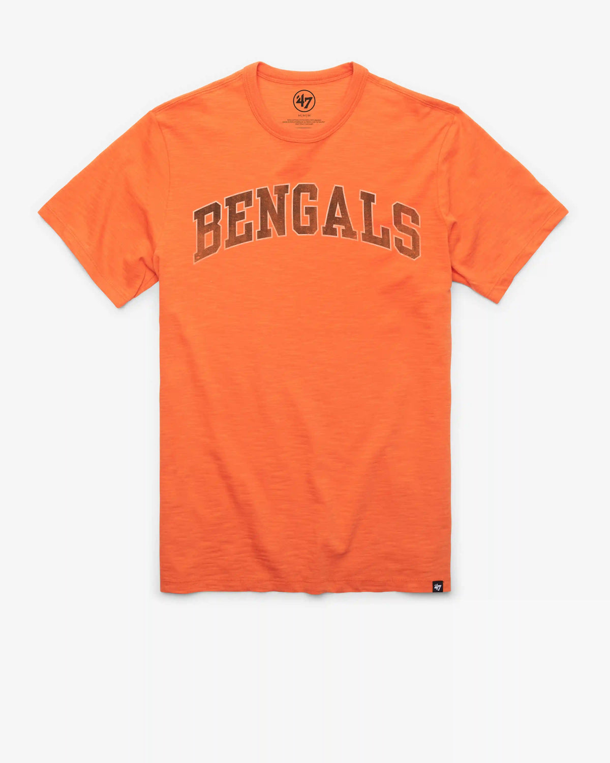 CINCINNATI BENGALS GRIT WORDMARK '47 SCRUM TEE