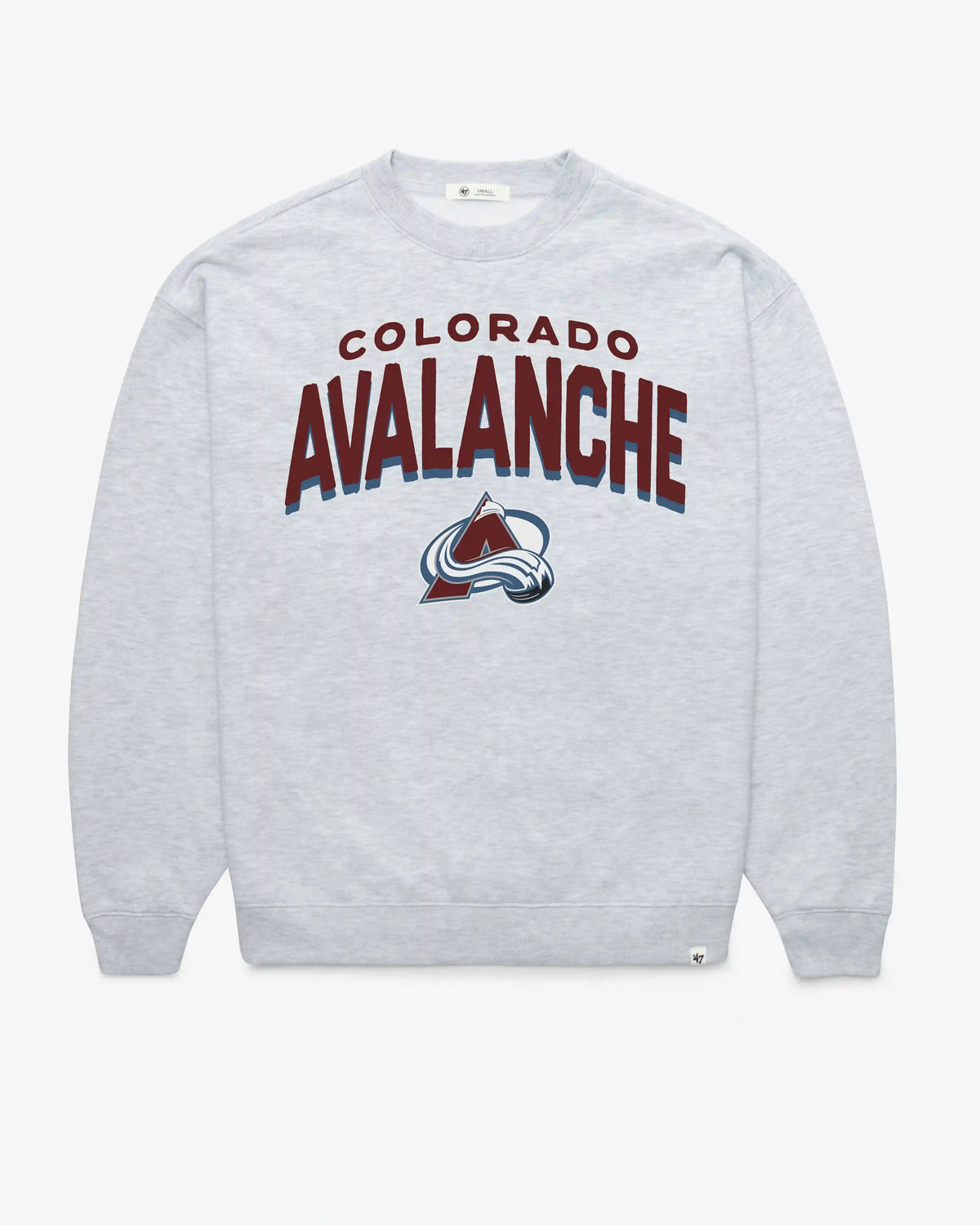 COLORADO AVALANCHE CAMPUS ARCH CLOUD '47 OVERSIZED CREW WOMENS