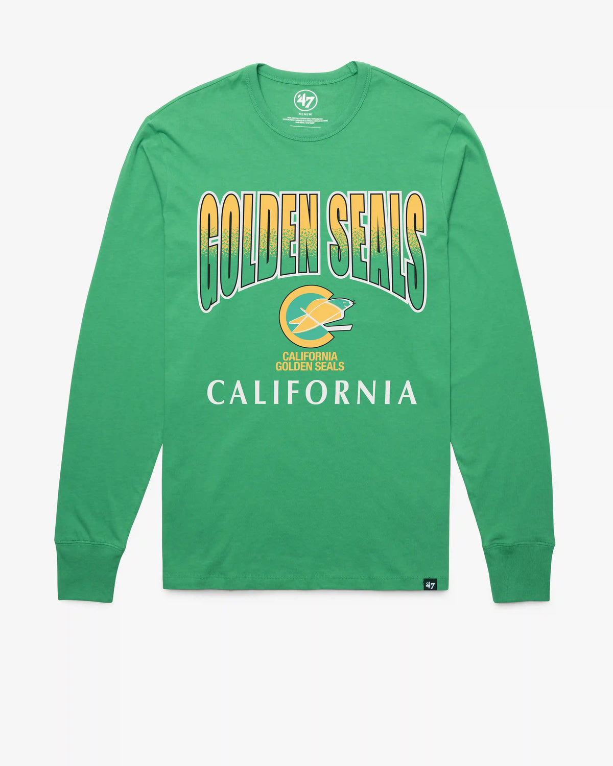 CALIFORNIA GOLDEN SEALS VINTAG SWEEP DOWN '47 FRANKLIN TEE
