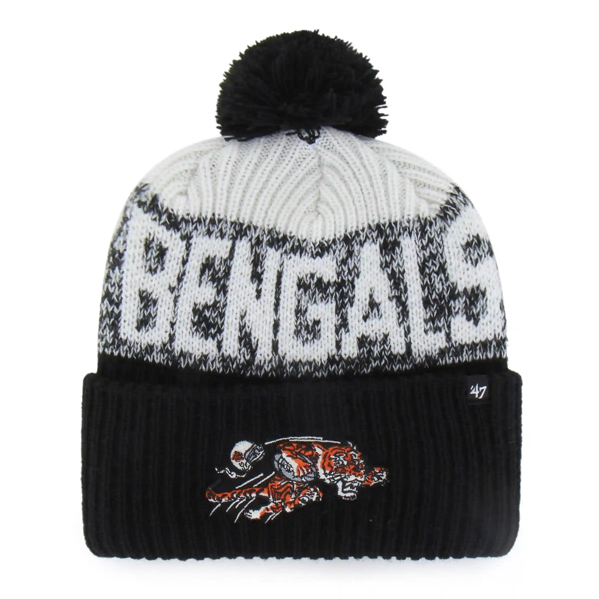 Cincinnati Bengals Historic Bone Chill '47 Cuff Knit