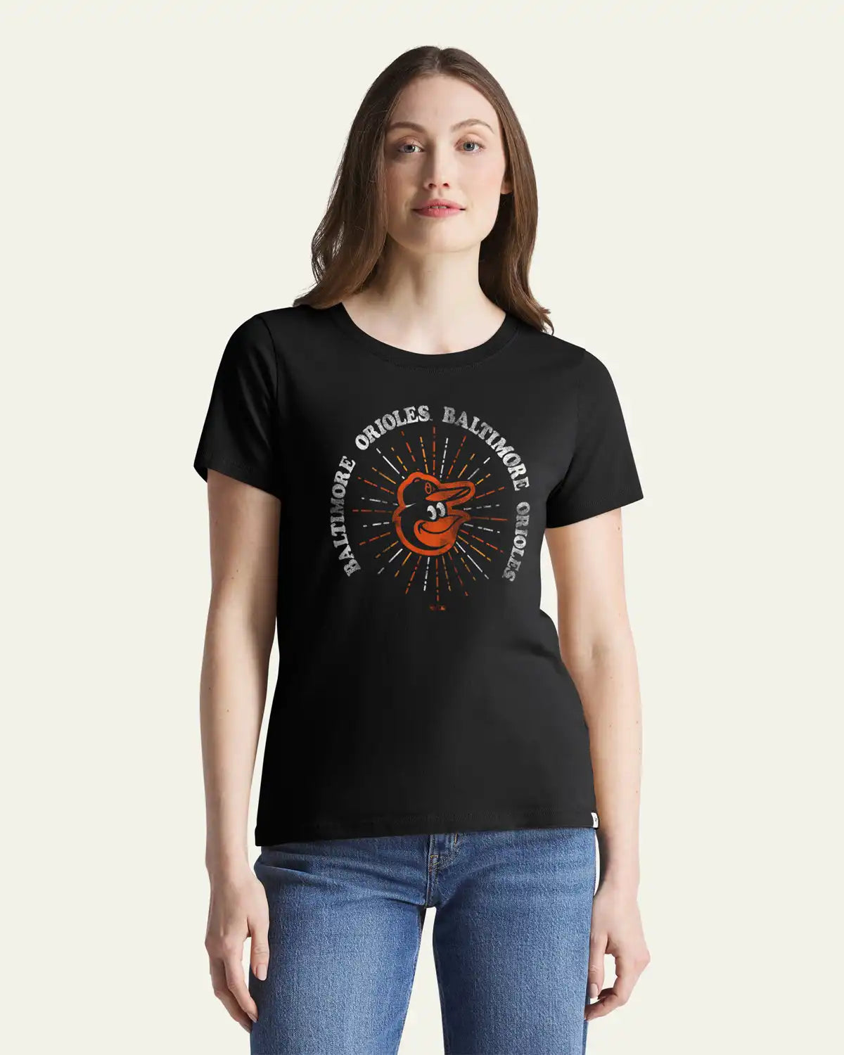 BALTIMORE ORIOLES SHINE LINES '47 WOMEN'S EVERYDAY TEE