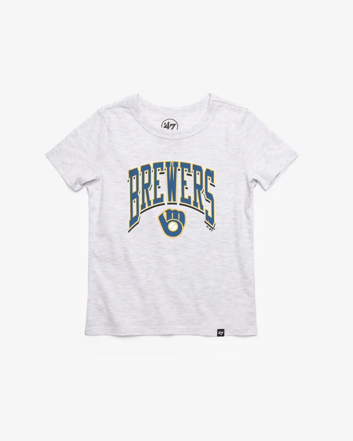 MILWAUKEE BREWERS COOPERSTOWN WALK TALL '47 FRANKLIN TEE KIDS
