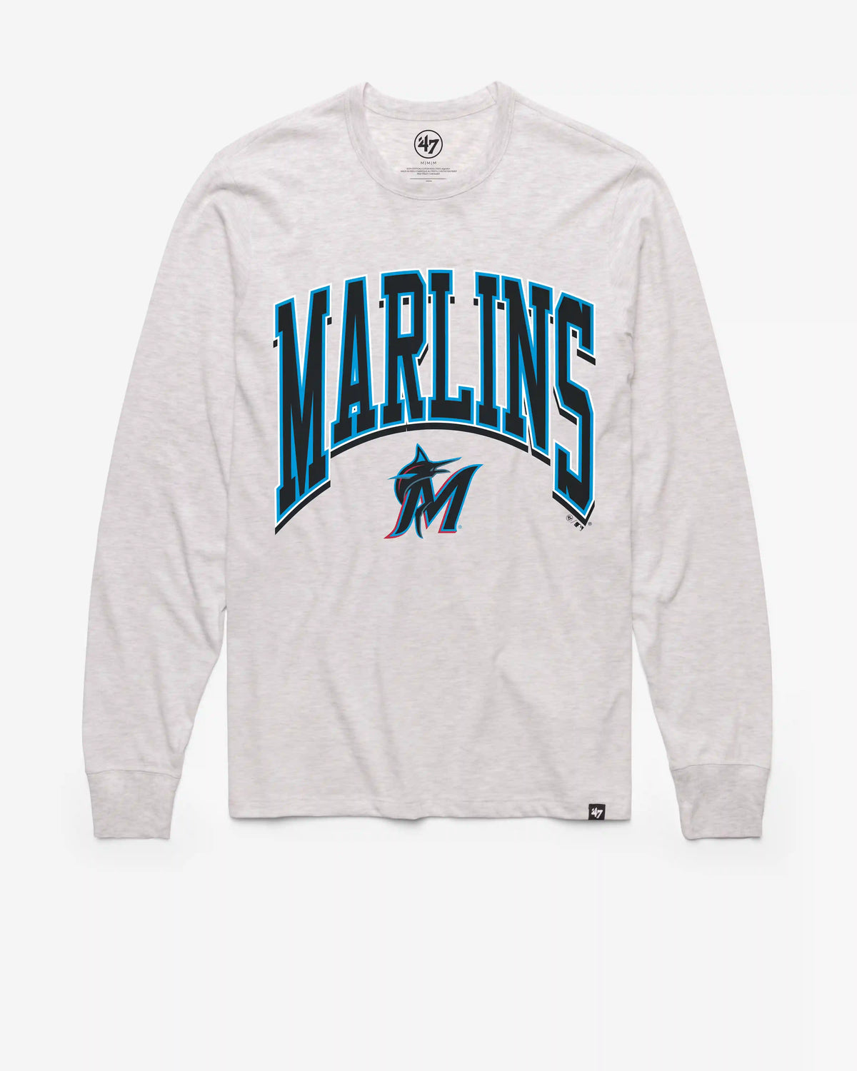 MIAMI MARLINS WALK TALL '47 FRANKLIN LONG SLEEVE TEE