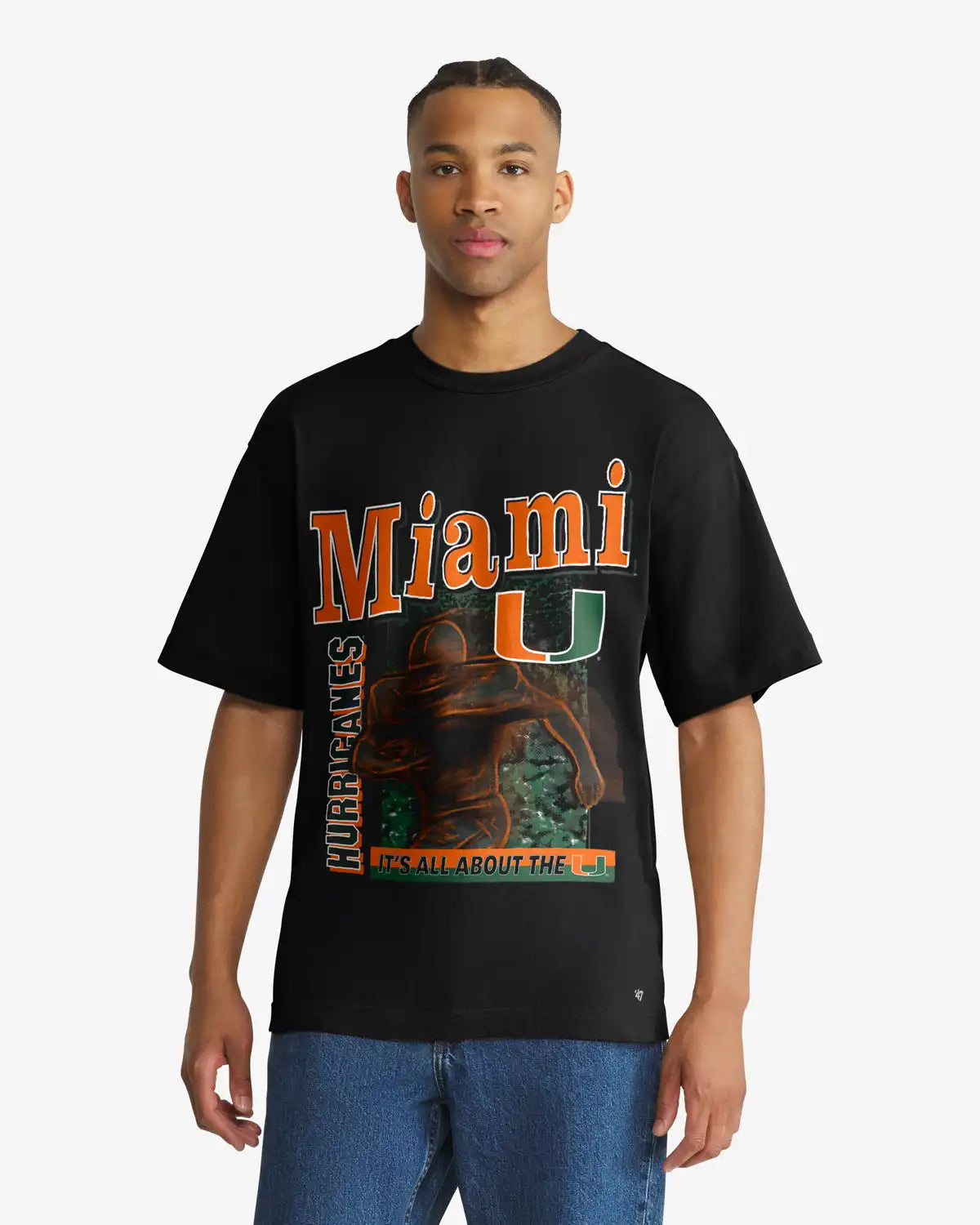 MIAMI HURRICANES SPEED BURST '47 FOUNDATION TEE