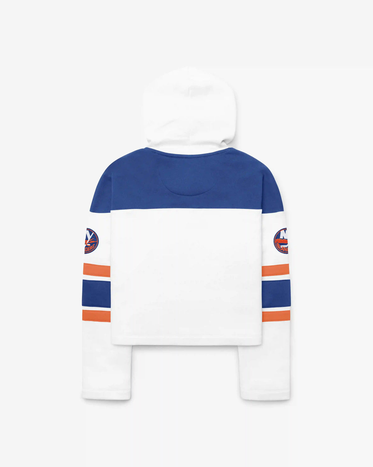 NEW YORK ISLANDERS CUT THRU CROPPED '47 WOMEN'S SUPERIOR LACER HOOD