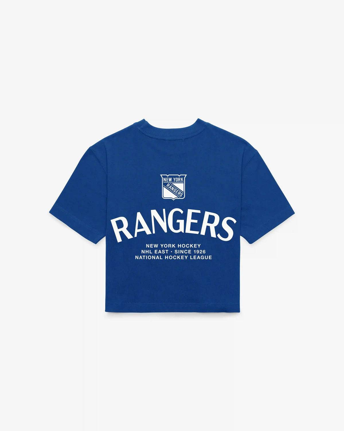 NEW YORK RANGERS HADRIAN '47 FOUNDATION CROP TEE WOMENS