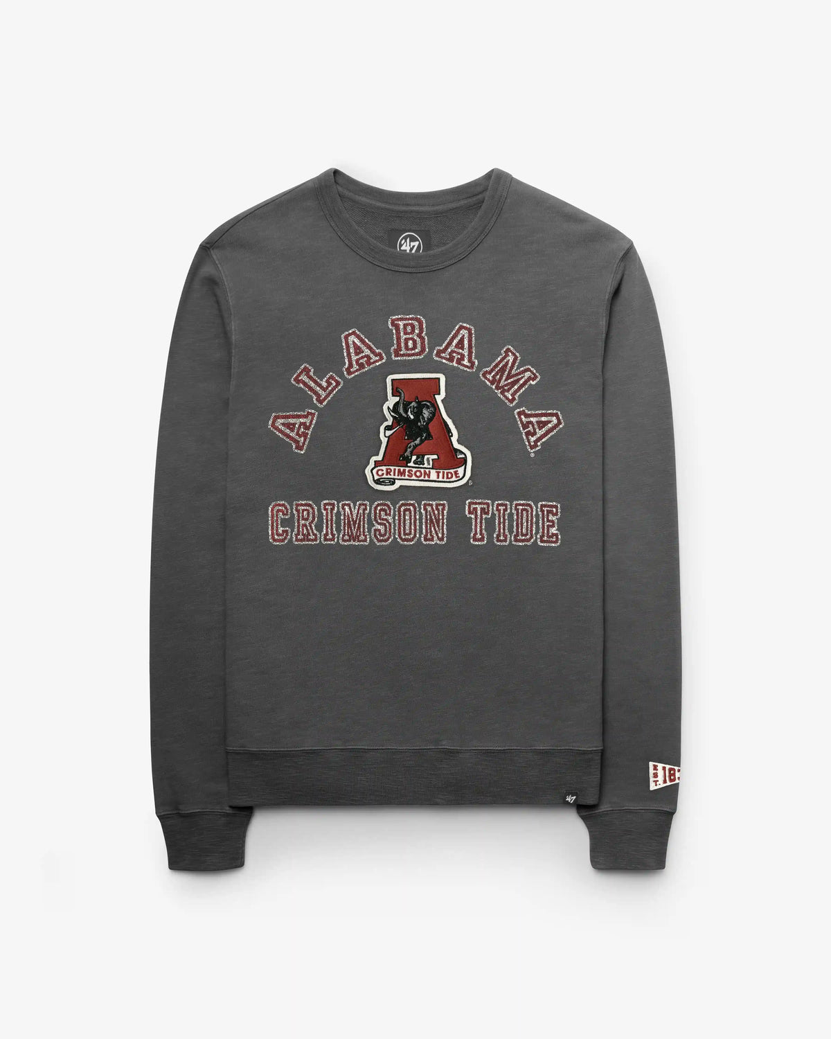 ALABAMA CRIMSON TIDE VINTAGE CALDERWOOD WELL WORN '47 FRENCH TERRY CREW