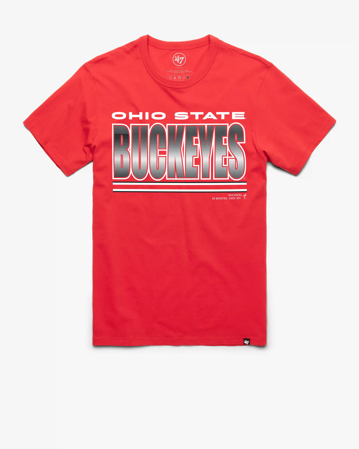 OHIO STATE BUCKEYES VINTAGE '47 THUNDER RIP FRANKLIN TEE