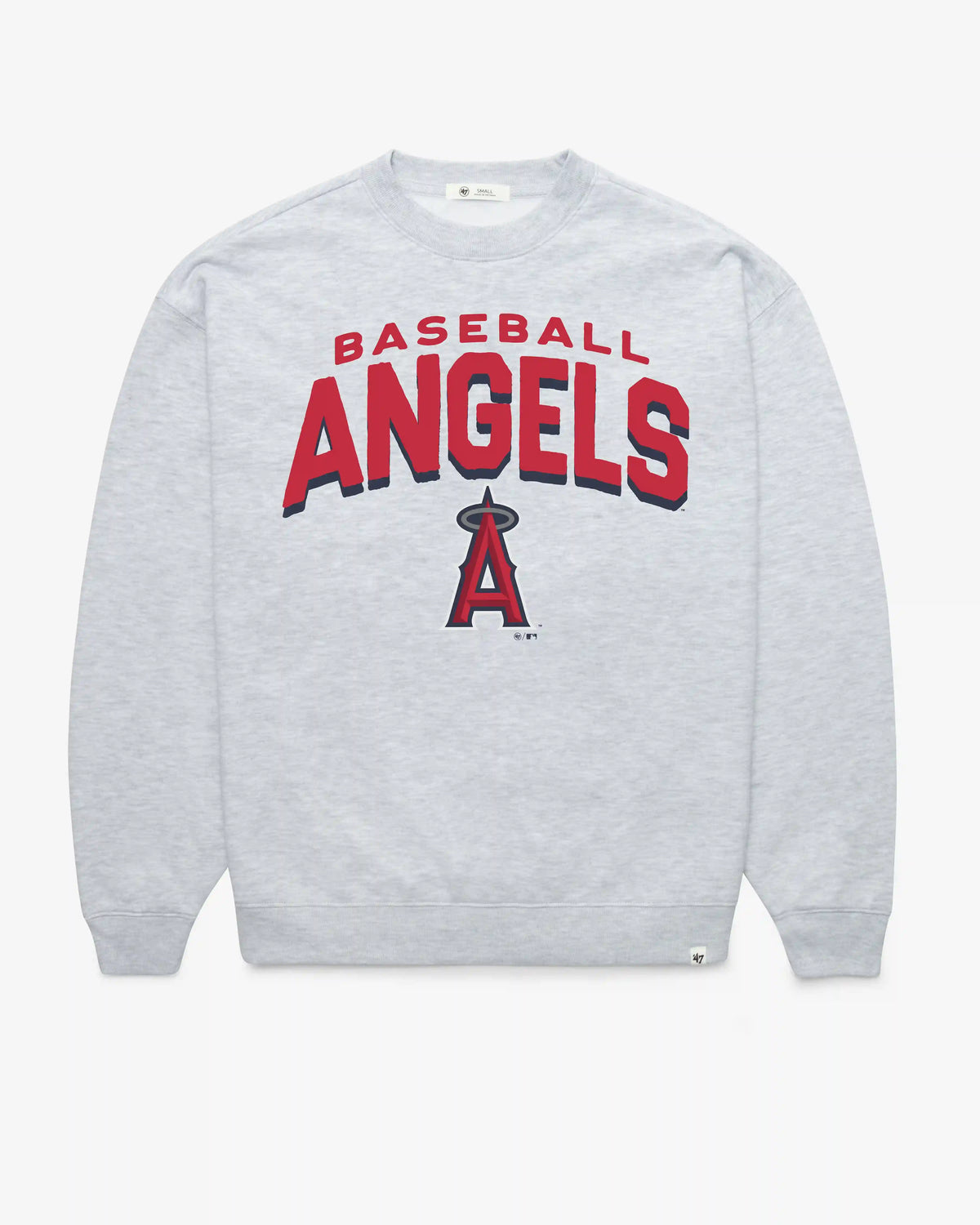 LOS ANGELES ANGELS CAMPUS ARCH CLOUD '47 OVERSIZED CREW WOMENS