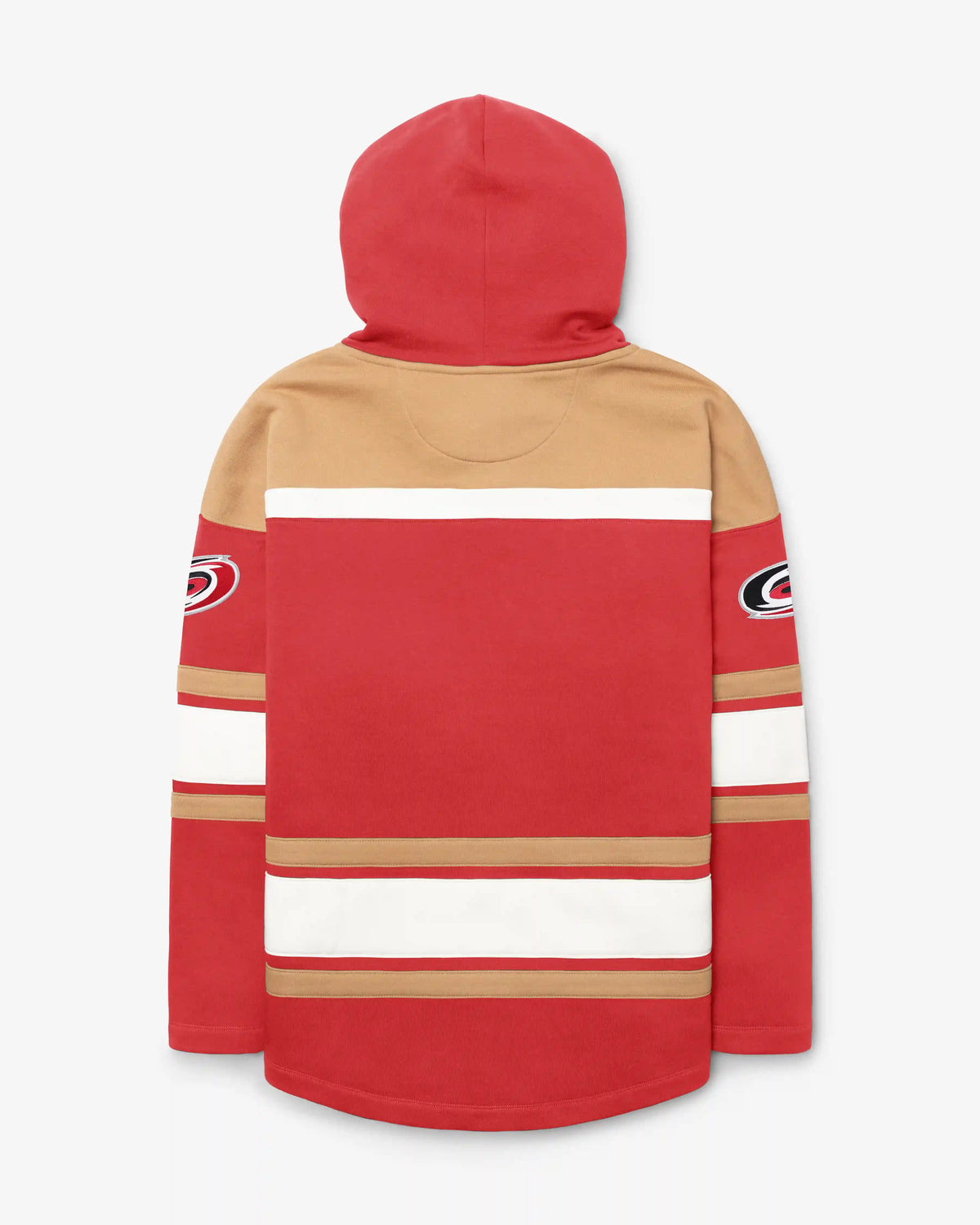 CAROLINA HURRICANES BLOCK SCRIPT SUPERIOR '47 LACER HOOD