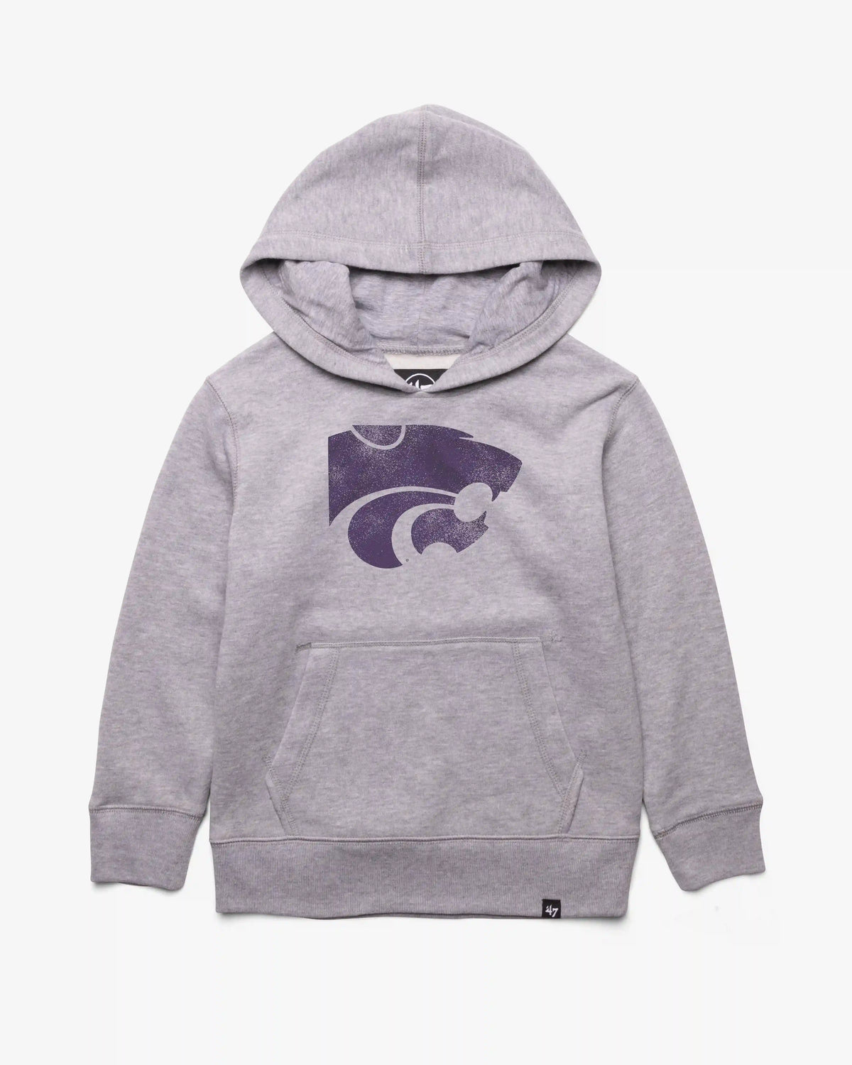 KANSAS STATE WILDCATS DISTRESSED IMPRINT '47 KID'S HEADLINE HOOD