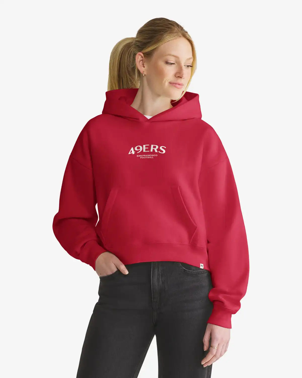SAN FRANCISCO 49ERS HADRIAN '47 FOUNDATION HOOD WOMENS