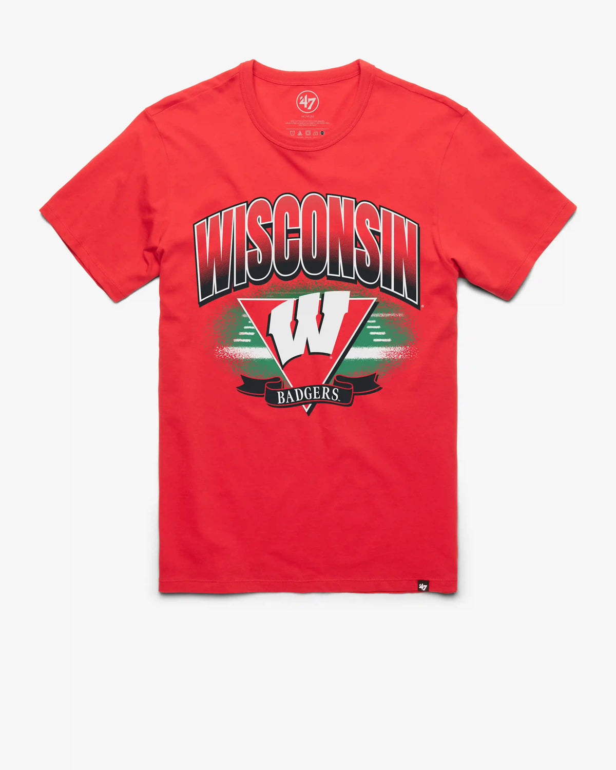 WISCONSIN BADGERS ARENA FADE '47 FRANKLIN TEE