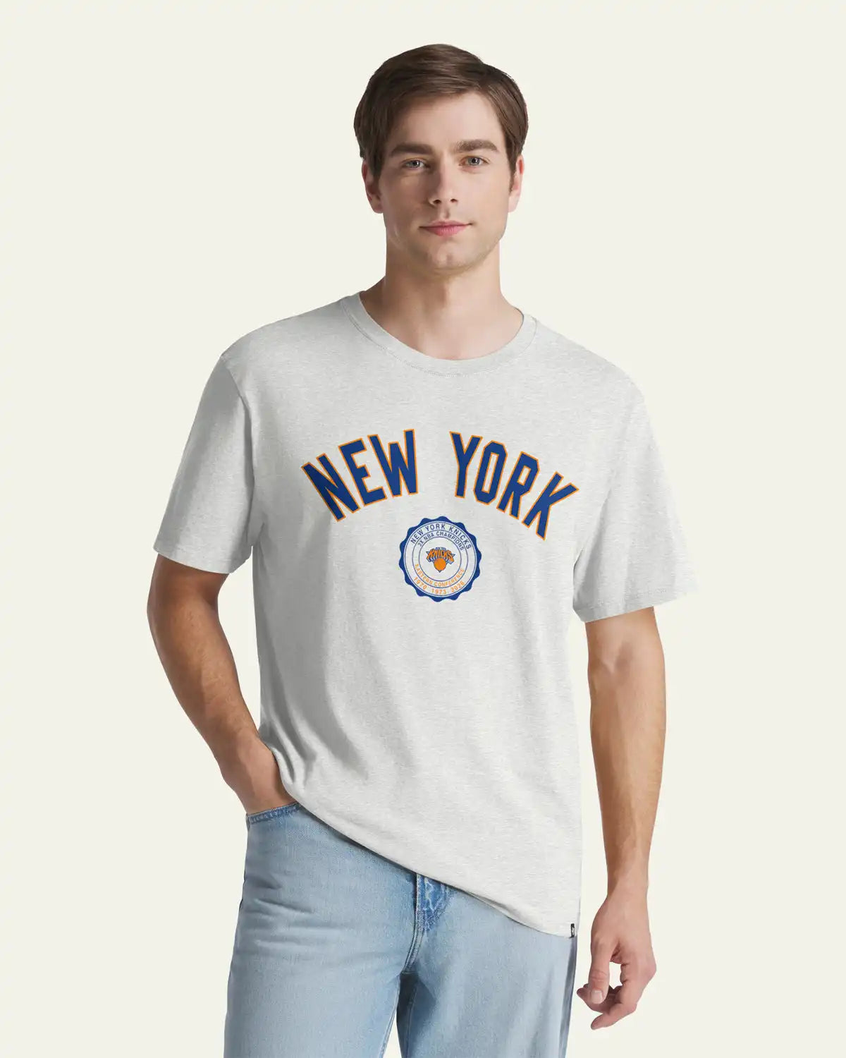 NEW YORK KNICKS CREST BEND '47 EVERYDAY TEE