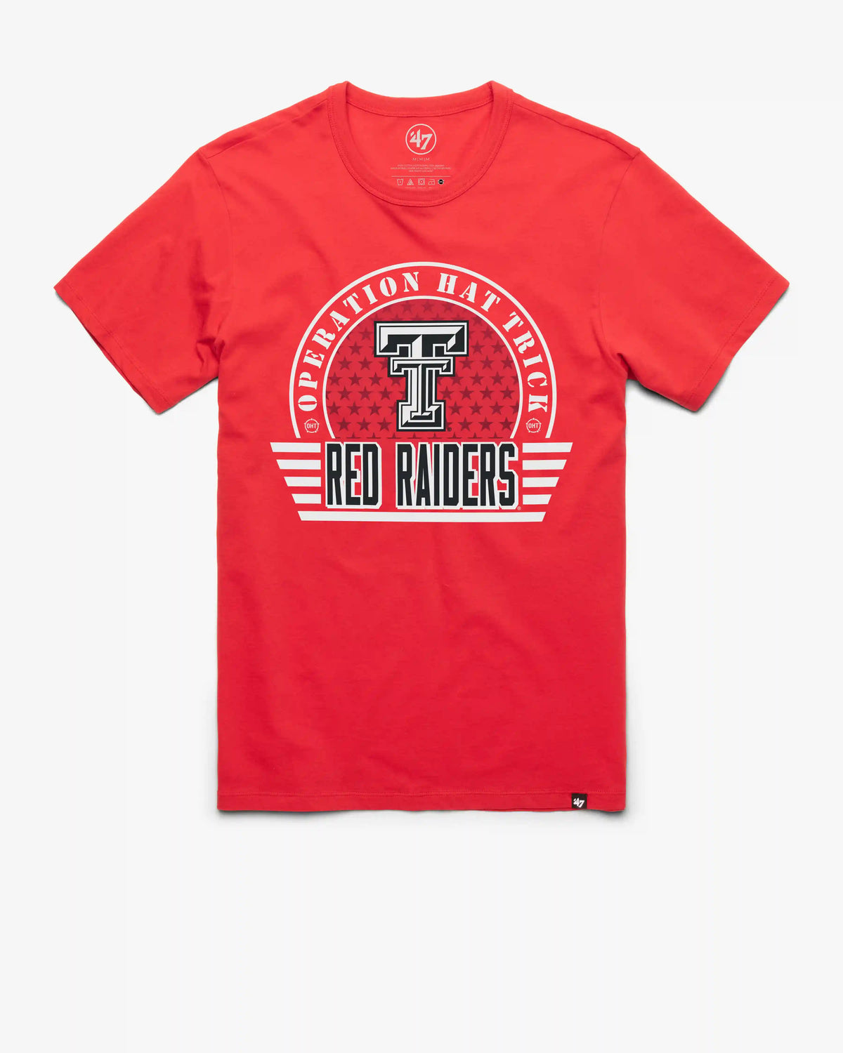 TEXAS TECH RED RAIDERS OPERATION HAT TRICK OHT CONVOY '47 FRANKLIN TEE