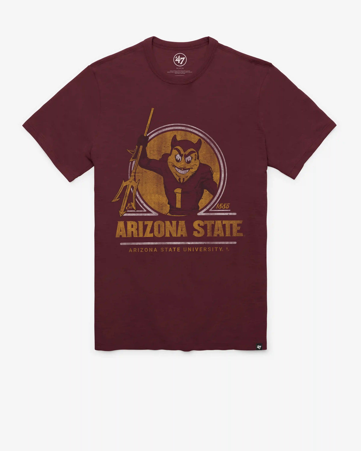 ARIZONA STATE SUN DEVILS ASU EMBLEM MARK '47 SCRUM TEE