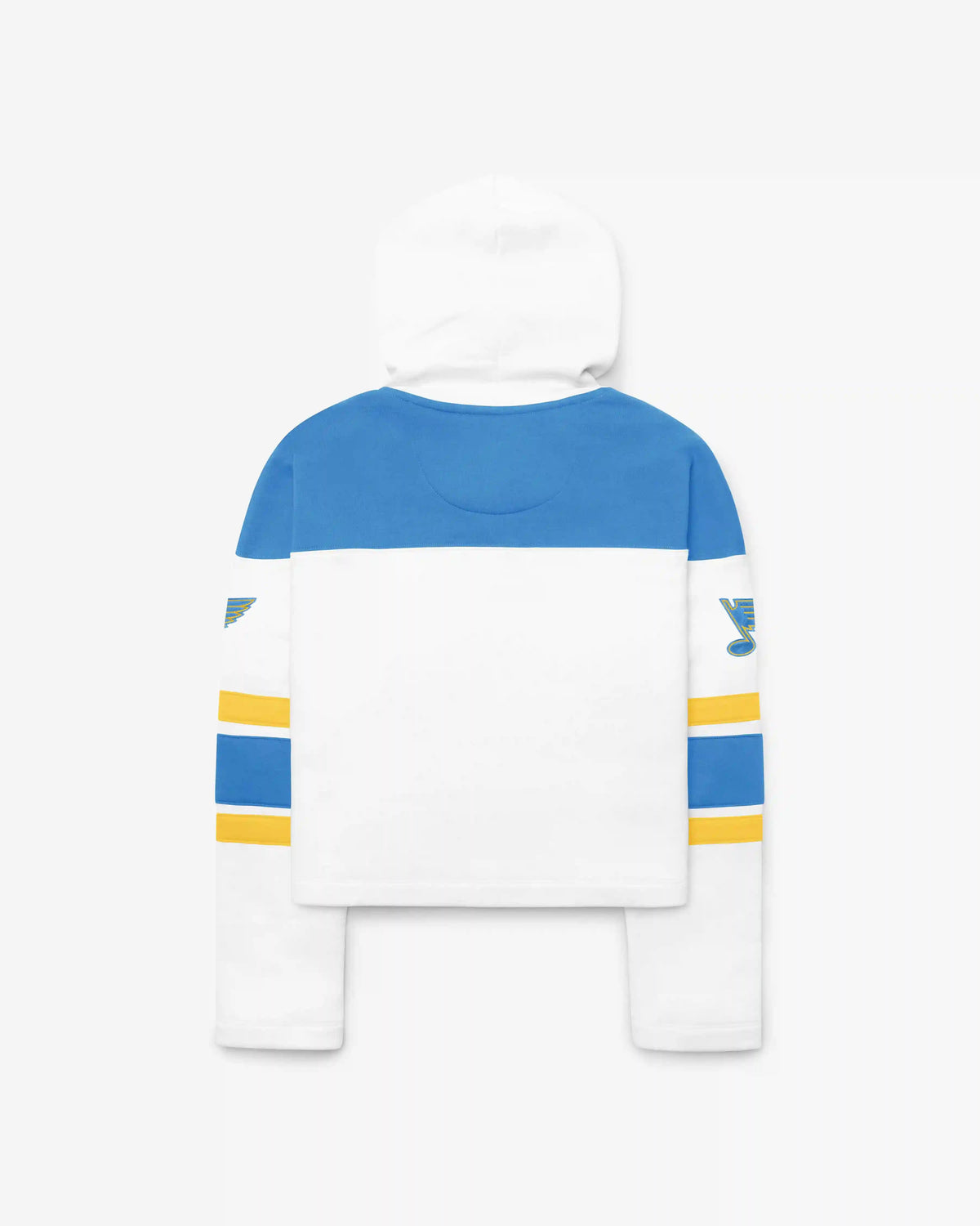 ST LOUIS BLUES CUT THRU CROPPED '47 WOMEN'S SUPERIOR LACER HOOD
