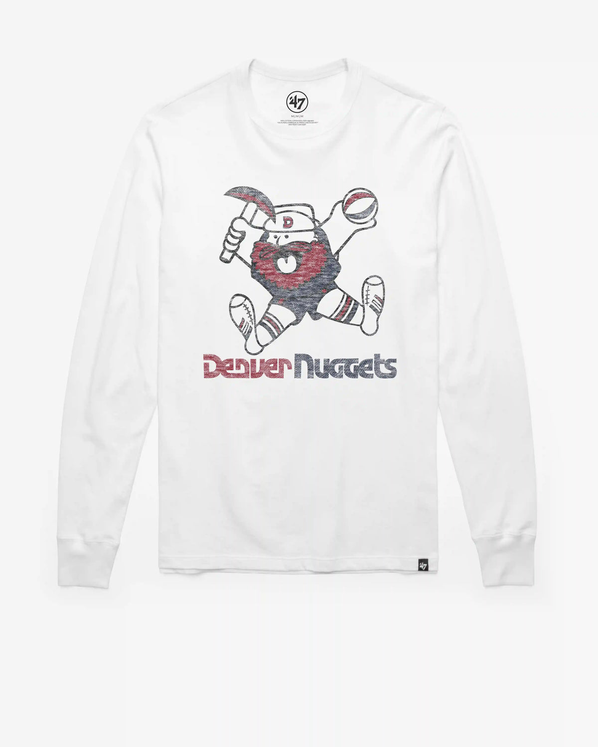 DENVER NUGGETS HARDWOOD CLASSICS PREMIER '47 FRANKLIN LONG SLEEVE TEE