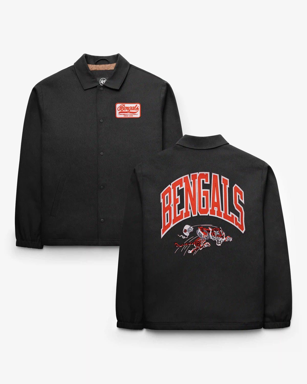 CINCINNATI BENGALS HISTORIC '47 RETREAD COACHES JACKET