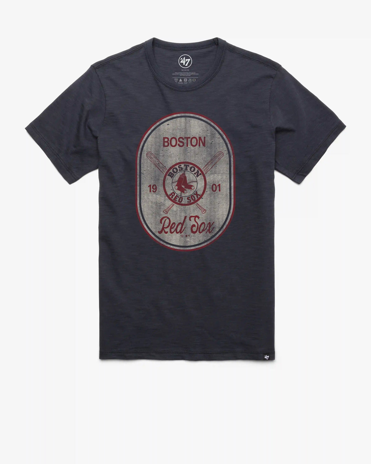 BOSTON RED SOX COOPERSTOWN CROSS PATCH '47 SCRUM TEE
