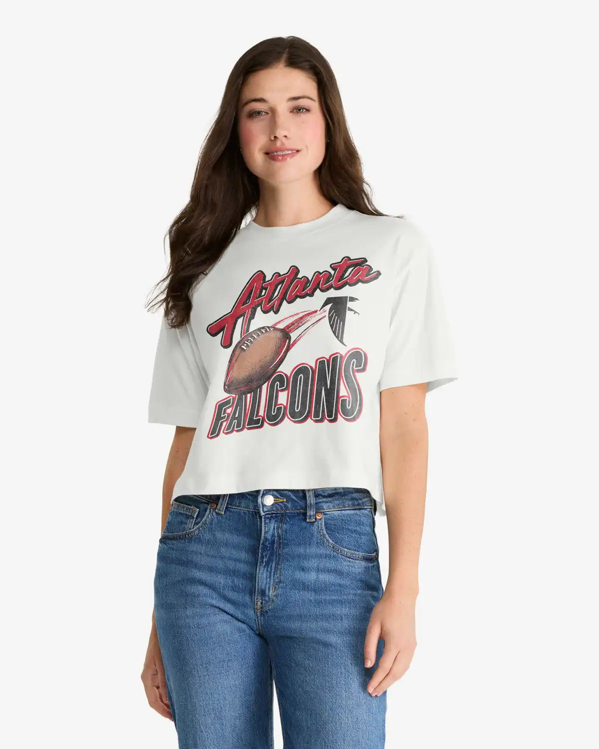 ATLANTA FALCONS HISTORIC DIME TIME '47 REED CITY TEE WOMENS