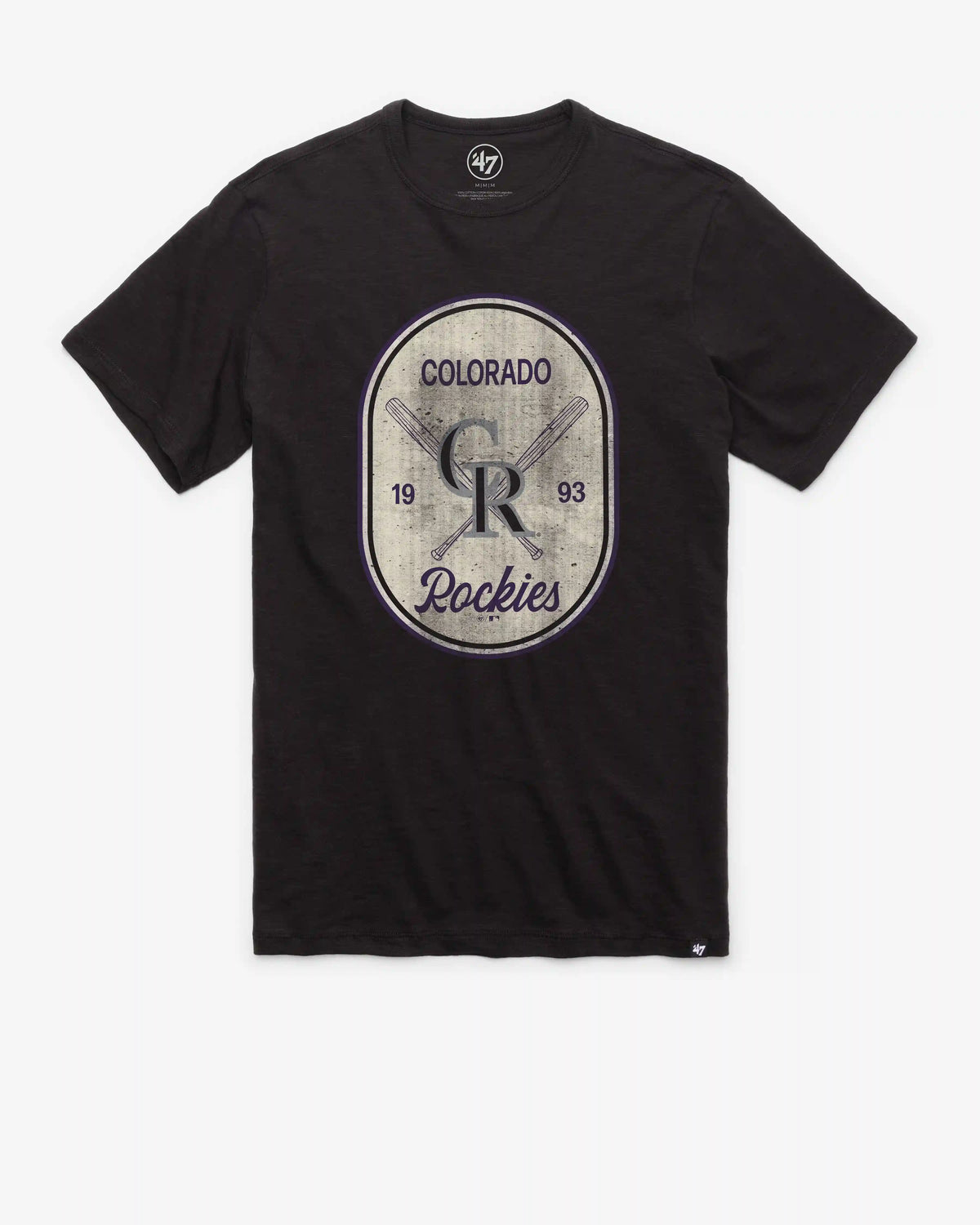 COLORADO ROCKIES COOPERSTOWN CROSS PATCH '47 SCRUM TEE
