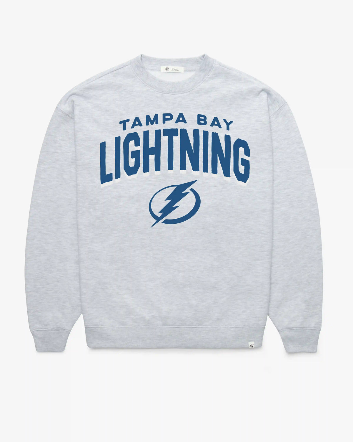 TAMPA BAY LIGHTNING CAMPUS ARCH CLOUD '47 OVERSIZED CREW WOMENS