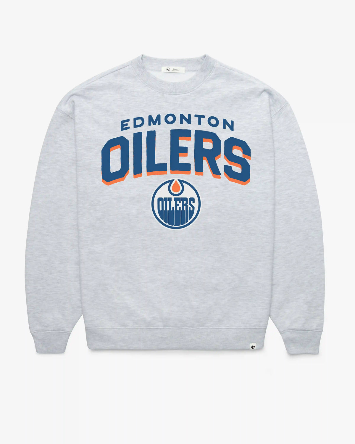 EDMONTON OILERS CAMPUS ARCH CLOUD '47 OVERSIZED CREW WOMENS