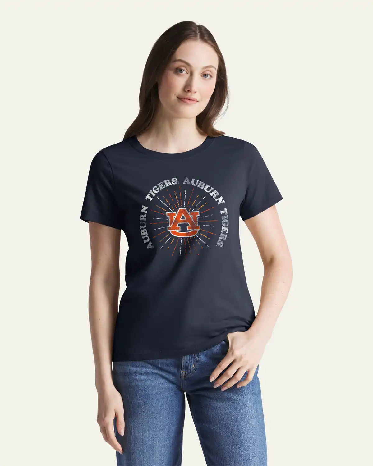 AUBURN TIGERS SHINE LINES '47 WOMEN'S EVERYDAY TEE