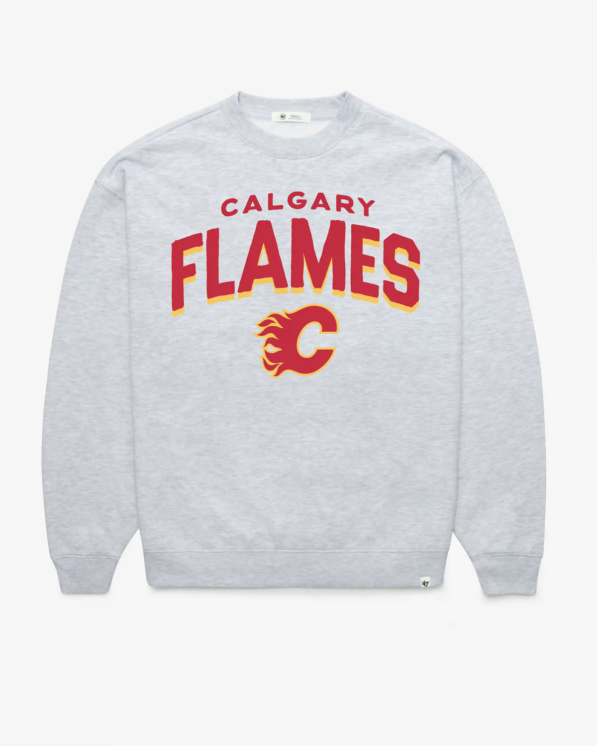 CALGARY FLAMES CAMPUS ARCH CLOUD '47 OVERSIZED CREW WOMENS