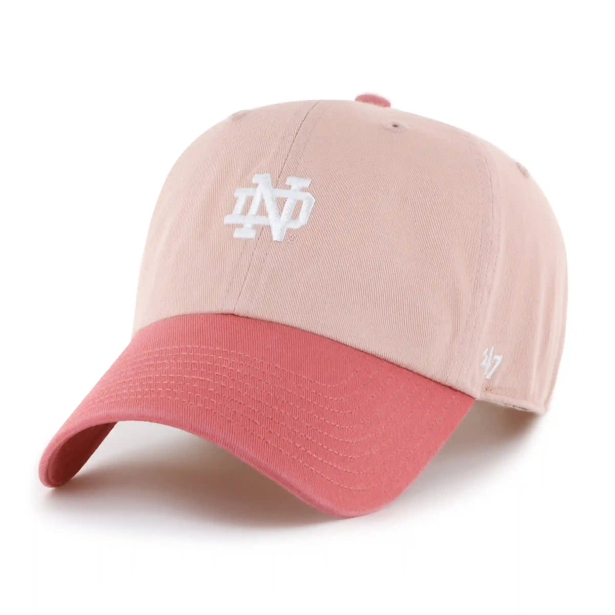 NOTRE DAME FIGHTING IRISH BASE RUNNER TWO TONE '47 CLEAN UP