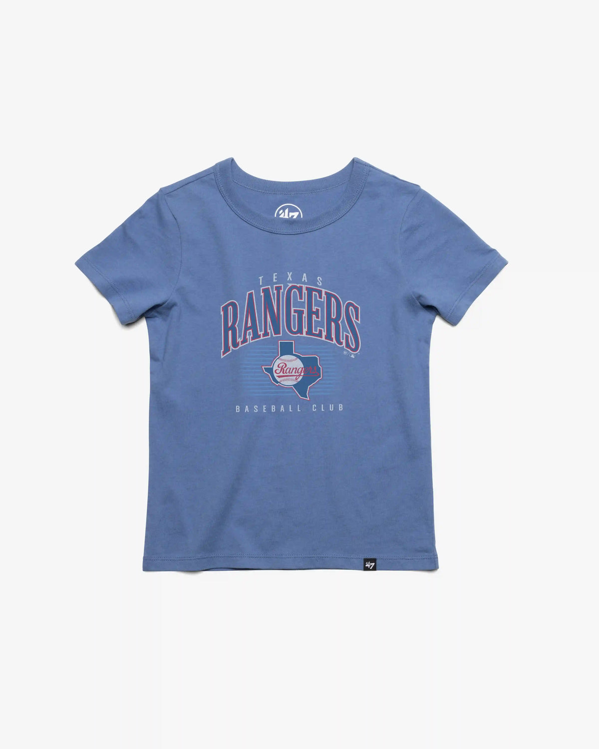 TEXAS RANGERS COOPERSTOWN DOUBLE HEADER '47 KID'S FRANKLIN TEE
