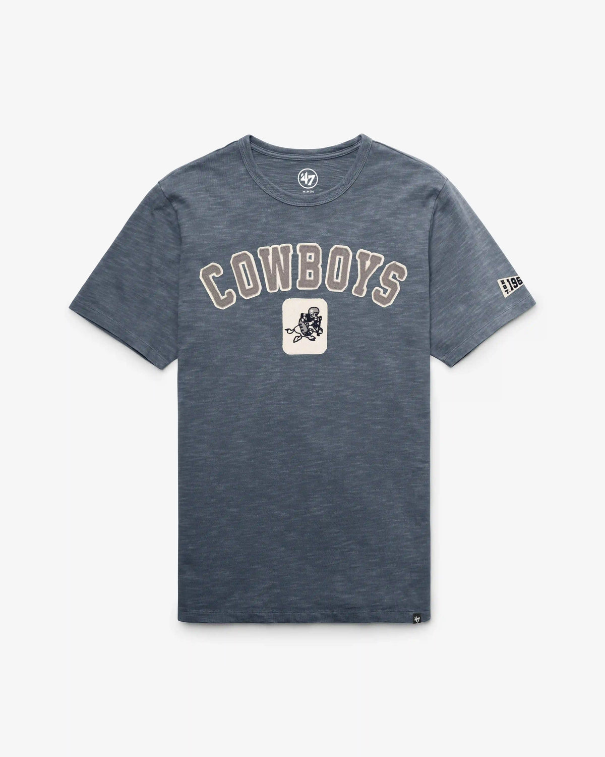 DALLAS COWBOYS HISTORIC SEYMOORE WELL WORN '47 HEAVY SLUB TEE