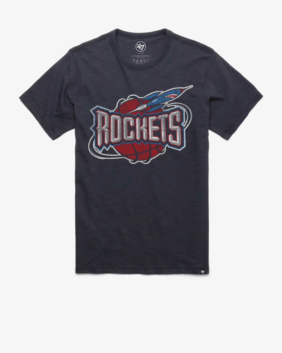 HOUSTON ROCKETS HARDWOOD CLASSICS GRIT '47 SCRUM TEE
