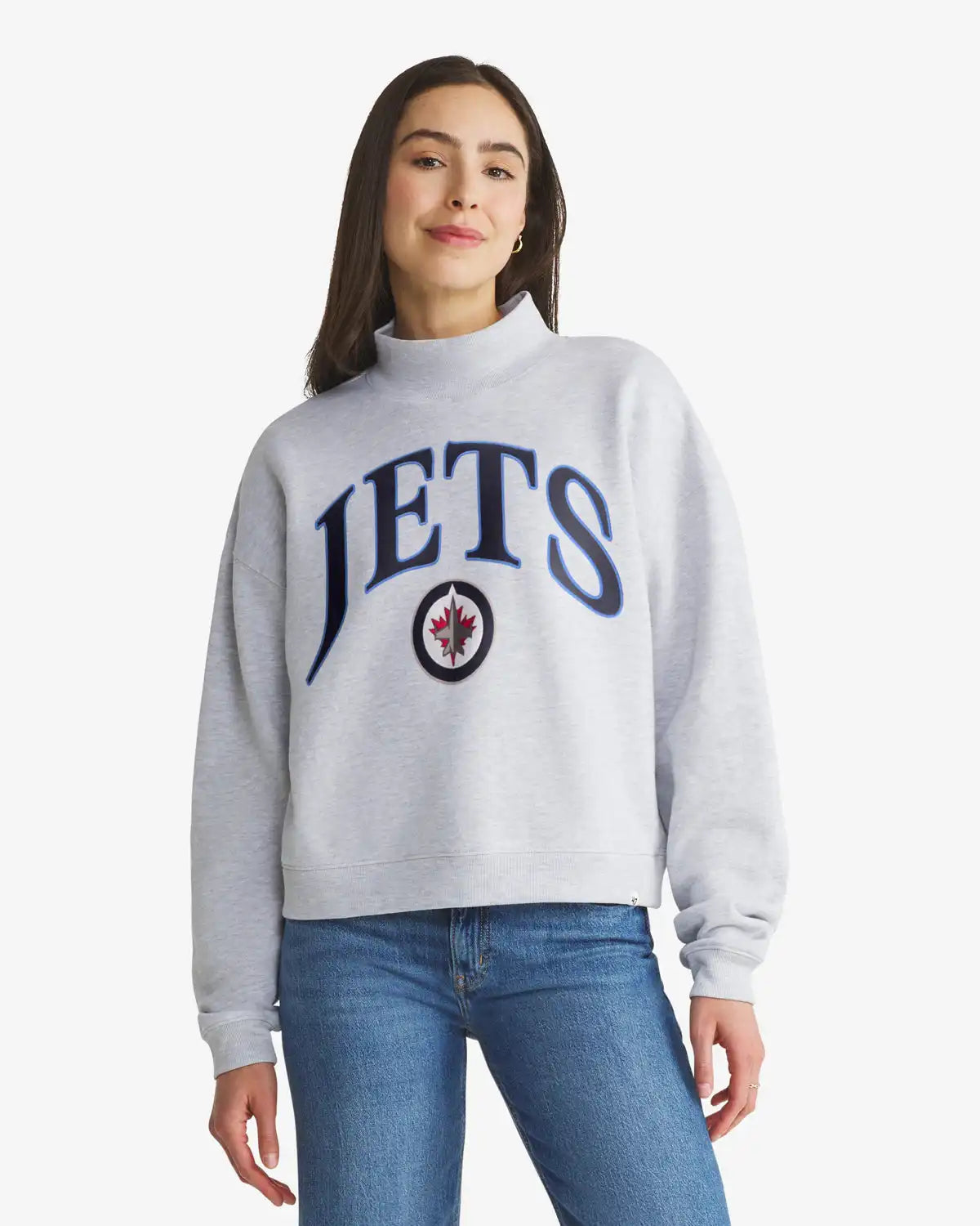 WINNIPEG JETS VANTAGE '47 WOMEN'S MOCK NECK PULLOVER