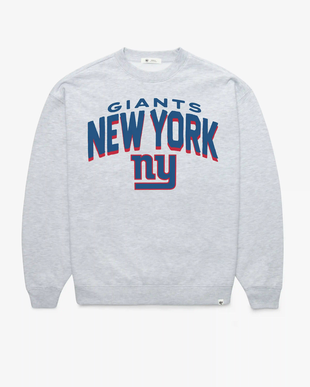 NEW YORK GIANTS CAMPUS ARCH CLOUD '47 OVERSIZED CREW WOMENS