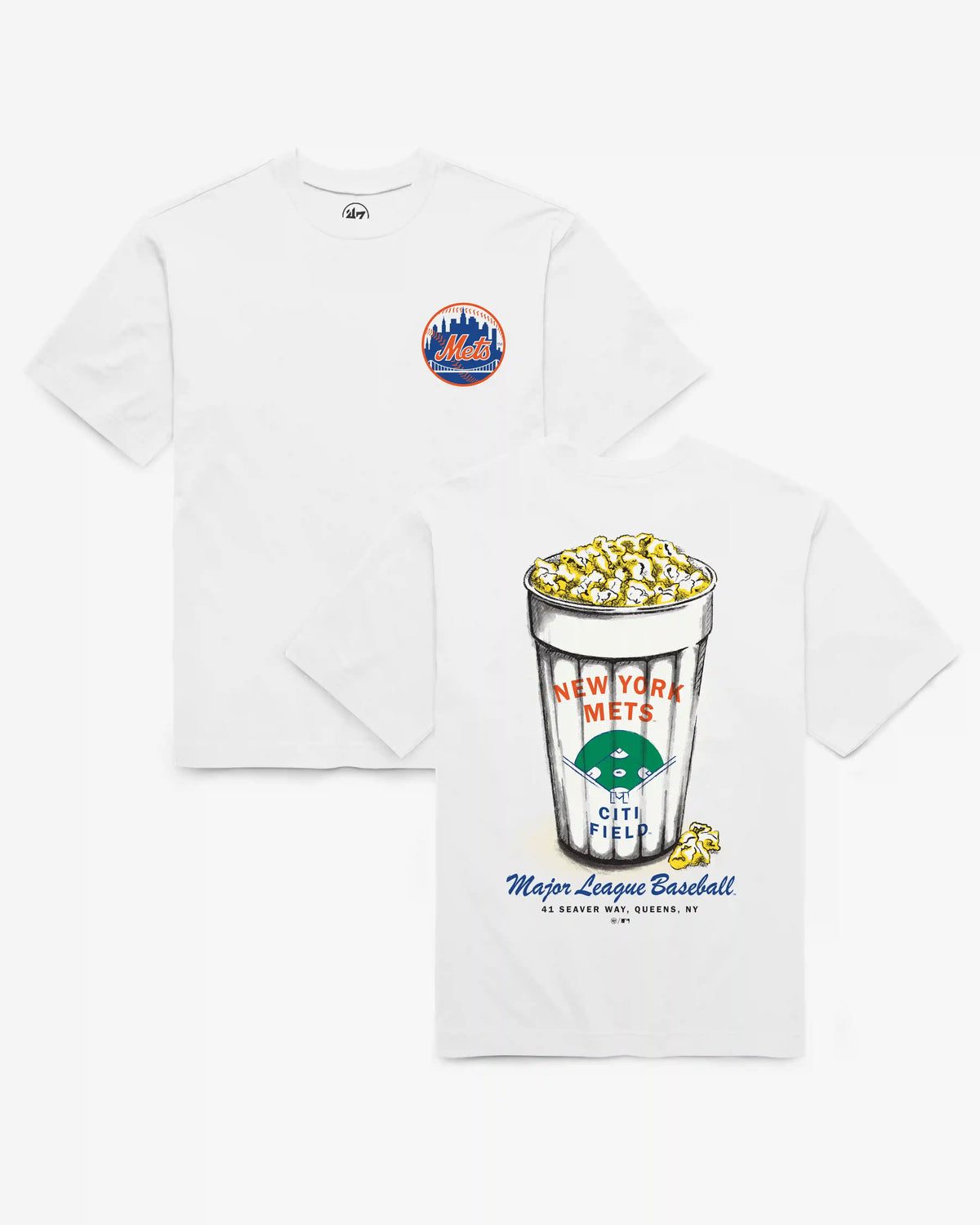 NEW YORK METS SNACK STAND '47 FOUNDATION TEE